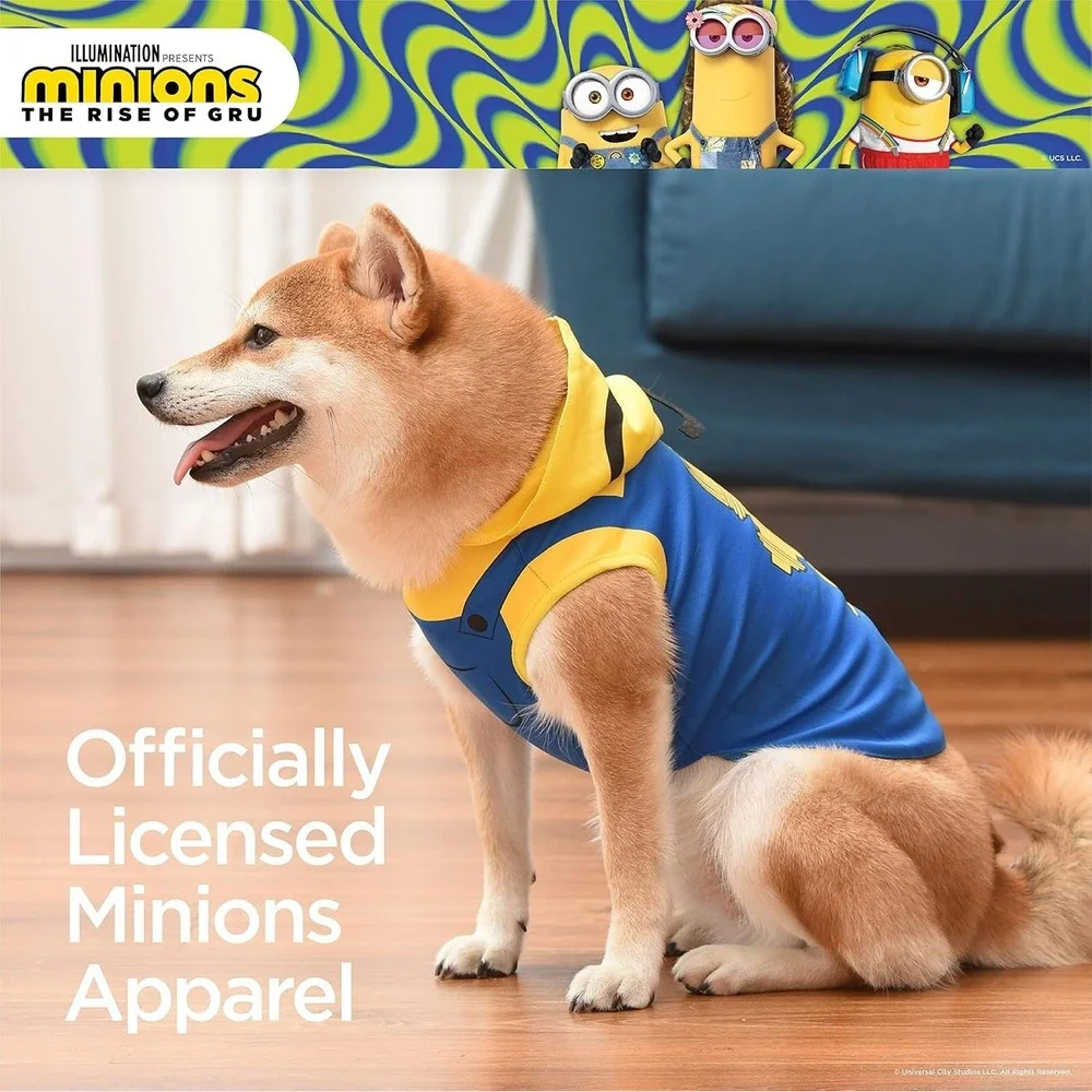 Minion Despicable Me Fancy Dress‎ Up Halloween Pet Dog Cat Costume Small